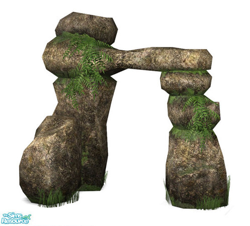 Sims 2 — Stone Arch - Recolor 06 by Murano — 