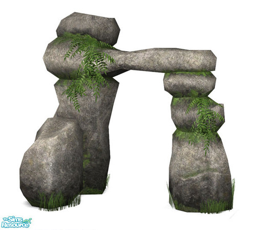 Sims 2 — Stone Arch - Recolor 09 by Murano — 