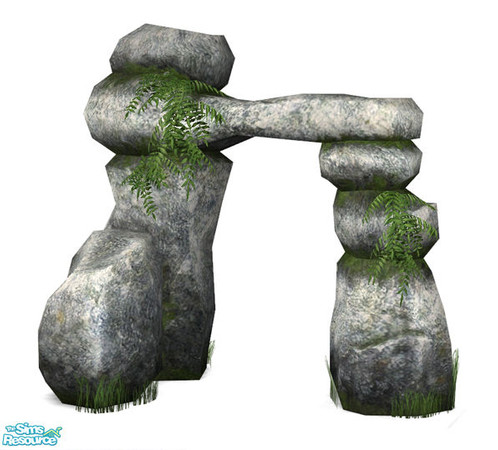 Sims 2 — Stone Arch - Recolor 10 by Murano — 