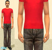 Sims 2 — Red T-Shirt with Black Jeans by antfin — Red T-Shirt with casual black jeans.