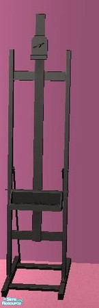 Sims 2 — black easel by apemassie — :)