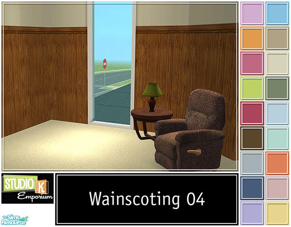 Sims 2 — Studio K Wainscoting 04_02 by StudioKhagerks — 