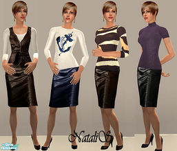 Sims 2 — NataliS casual FA collection-6. by Natalis — New mesh for adult female and various recolors.