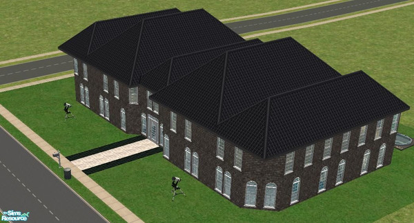 Sims 2 — The Level by sheeshjackie — This home looks like it\'s 2 stories, but i only made it like that so the roof would