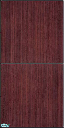 Sims 2 — Modern Paneling Set - Dark Wood 2 by BrooksHalten — The second wall in my modern wall set.