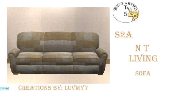 Sims 2 — S2A_T5 N T Living -  Sofa by luvmy7 — A nice Sofa recolored to match my S2A_T5 N T Living. Enjoy.