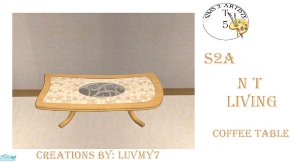 Sims 2 — S2A_T5 N T Living -  Coffee Table by luvmy7 — A nice Coffee Table recolored to match my S2A_T5 N T Living.