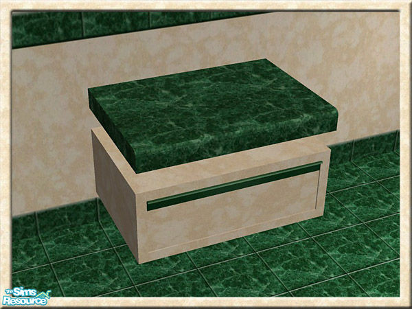 Sims 2 — Svealyns TC81 Gaelle Bathroom Recolour - Counter by Svealyn — A recolour of the \"Gaelle Bathroom\"