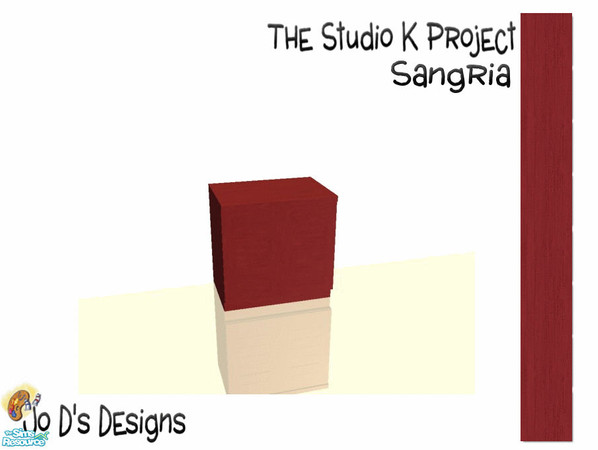 Sims 2 — Leyris Kitchen Studio K Match Sangria Counter 2 by simmaniac2005 — This is a recolor of both the counter top and