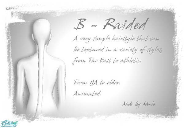 Sims 2 — Hair mesh pack - BRaided by Marko — 