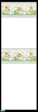 Sims 2 — Honey-Pot Pooh Walls Collection - White by shadow66 — This is one from a set of six seamless, painted, pastel