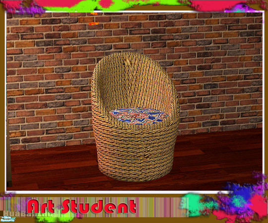 Sims 2 — Art Student -chair by huabanzhu — 