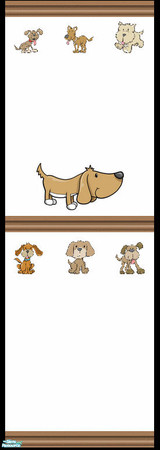 Sims 2 — \'My Baby Puppy\' Nursery Collection:- Wall 2 by shadow66 — Part of \'My Baby Puppy\' Nursery Collection: This