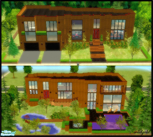 Sims 2 — 22 Alpine Drive  by solidgold — This stunning mansion escape offers you 3 floors of beautiful living space.