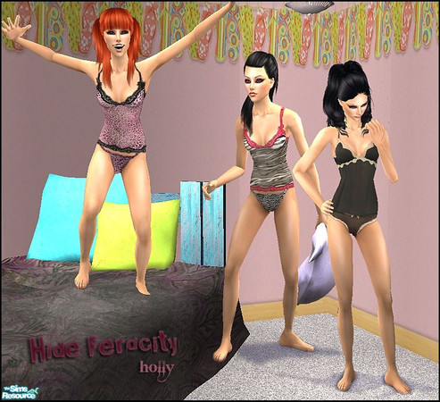 Sims 2 — hide ferocity by *Holly — Underwear for adult females. No mesh and no EP needed! Enjoy! 