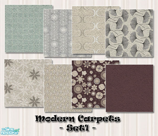 Sims 2 — Modern Carpets - Set1 by Donnha — Stylish carpets to compliment your modern homes.