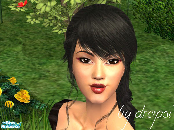 Sims 2 — S2LB - Eyeshadow Coll.19 - dark pink by Dropsi1986 — **I hope you like it and enjoy playing**