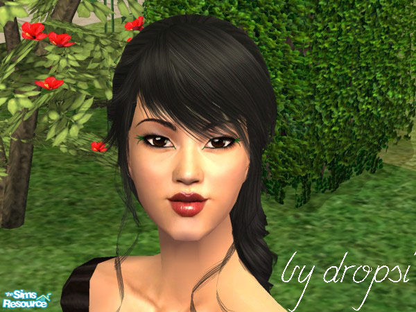 Sims 2 — S2LB - Eyeshadow Coll.19 - dark green by Dropsi1986 — **I hope you like it and enjoy playing**