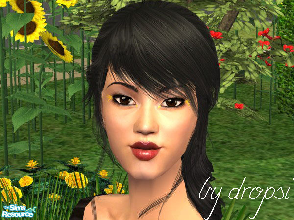 Sims 2 — S2LB - Eyeshadow Coll.19 - yellow by Dropsi1986 — **I hope you like it and enjoy playing**