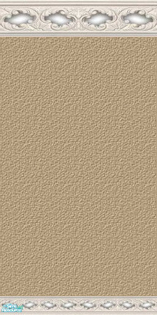 Sims 2 — NK PI Diamond Shadow Mldng - Brown by MoMama — Brown paint is a bit textured and topped by a shadow molding of