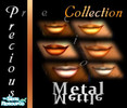 Sims 2 — Precious Metal by MaskedRaider — Dare to wear, and make heads turn with the striking molten-metal look