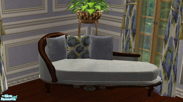 Sims 2 — Carried Away Bedroom Chaise by lisa9999 — Lounge around on beauty and comfort.