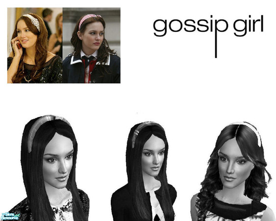 Sims 2 — A set of Blair Waldorf\'s headbands - MESH by ancsie18 — Cute headband as seen on Blair Waldorf (Leighton