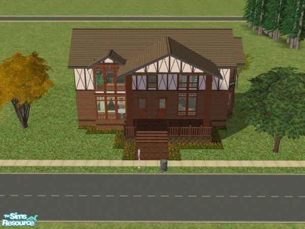 Sims 2 — Tiny Tudor Remodel by wb_rumor — A one bedroom, one bath home.