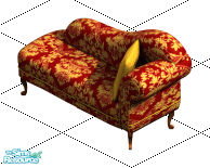 Sims 1 — Sams TSO Chaise Lounge by frisbud — Graphics by Maxis from the Sims Online. Converted for The Sims by Peter of