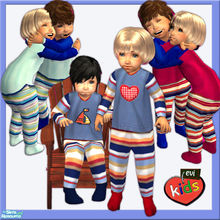 Sims 2 — evi baby clothes by evi — Fluffy and comfortable clothes for your toddlers. The set includes 3 items for girls