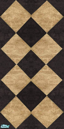 Sims 2 — Ebony Black Marble Walls & Floors Set - Wall 01 by Sheera — Part of my Ebony Black Marble Walls & Floors