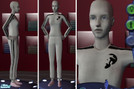 Sims 2 — Joggingsuit by shiva_jmr — Just a white joggingsuit with black stripes. 