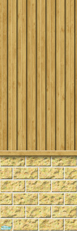 Sims 2 — Studio K Vertical Wood & Light Block - Bamboo by StudioKhagerks — 