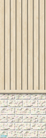 Sims 2 — Studio K Vertical Wood & Light Block - Oyster by StudioKhagerks — 