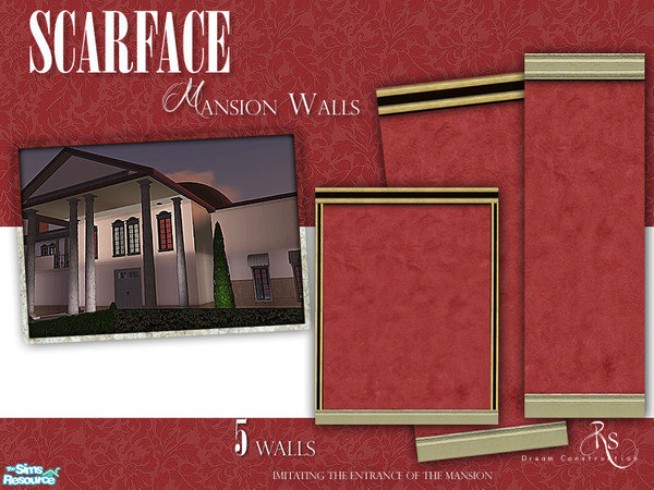 Sims 2 — Scarface Walls Mansion by ginebra — This is it? be? ... Well it is, I was hard adapting to long-sims 2, the