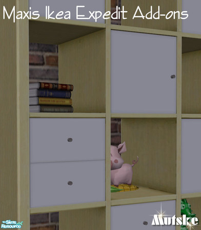 Sims 2 — Expedit Doors White Recolor by Mutske — 