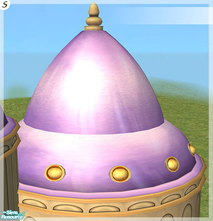 Sims 2 — CoT - large - cupola type3 by senemm — A huge set of several new meshes and recolors, based on the architecture