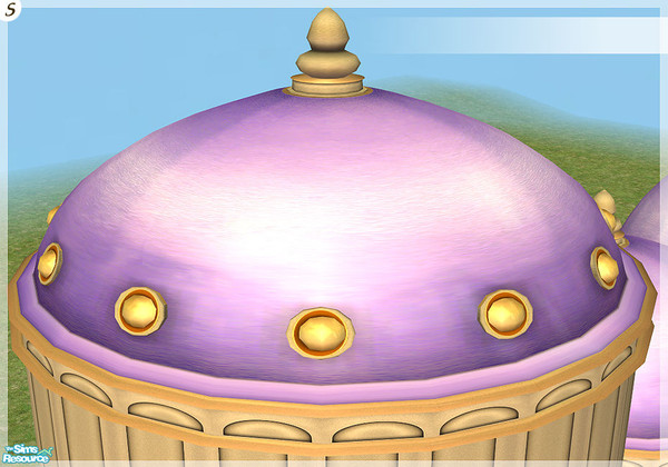 Sims 2 — CoT - large - cupola type2 by senemm — A huge set of several new meshes and recolors, based on the architecture