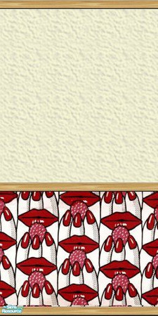 Sims 2 — Midlands TC 126 Wild Teen Bedroom Set - Wall by midland_04 — Wall for the Pure Teen Room. Hope everyone enjoys!
