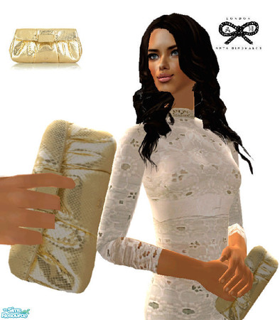 Sims 2 — Anya Hindmarch Piano Python Clutch by ancsie18 — Anya Hindmarch Piano Python Clutch