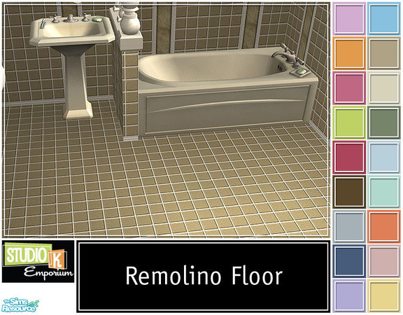 Sims 2 — Studio K Remolino Floors_02 by StudioKhagerks — 
