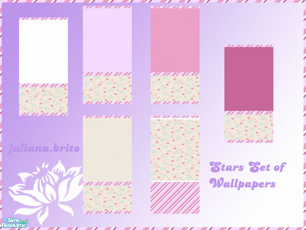Sims 2 — Stars Wallpapers by juliana.brito — Stars Set of Wallpapers for your rooms! Enjoy it!