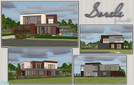 Sims 2 — Sorele by lirunchik — Wonderful modern house for big sim family. 4 bedrooms, 4 baths, hall, kitchen, dining,