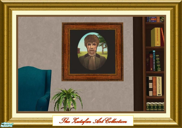 Sims 2 — Zutafen Art Collection - Elut Zutafen Collection 13 by Elut — \"Sir John John Jr the 5th\" Uses Maxis: