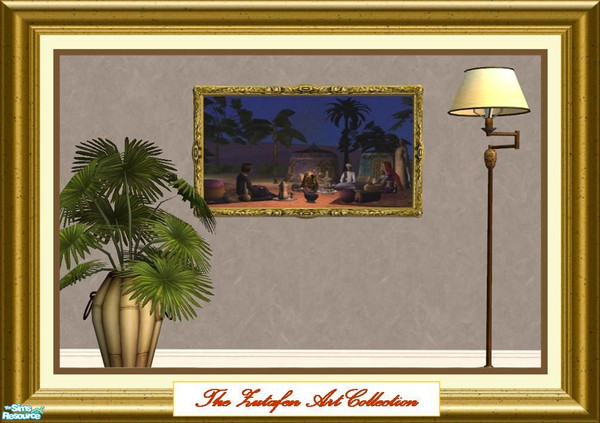 Sims 2 — Zutafen Art Collection - Elut Zutafen Collection 04 by Elut — \"Under foreign Skies\" Uses Maxis: