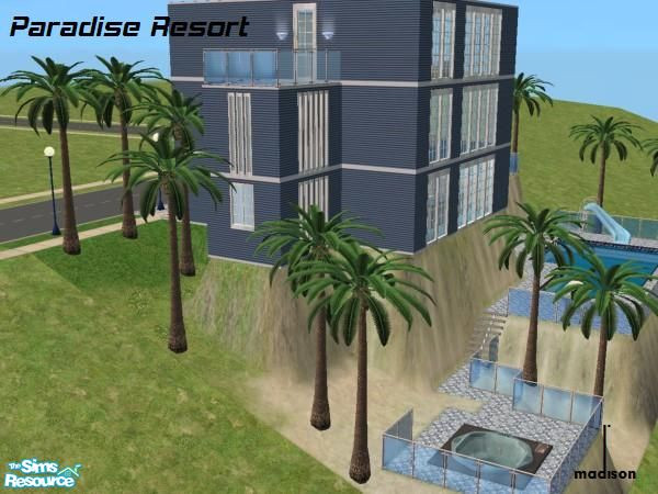 2 — 50 Oceanfront Drive by Madisim — 5 levels of beachfront fun in this small hideaway, perfect for your single simmies!