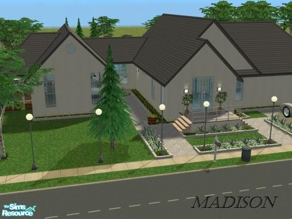 2 — 12 Palm Drive by Madisim — A nice simple and smaller 'one' story contemporary home for your simmies! Room for