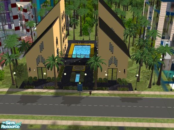2 — Madison Shores Lot 89 by Madisim — The new Black and Gold Nightclub, complete with pool! 3 or 4 levels, you decide! 3