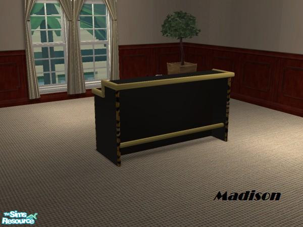 2 — Black and Gold Bar  by Madisim — I hope you enjoy this ... the matching bar stools make the set! Enjoy!