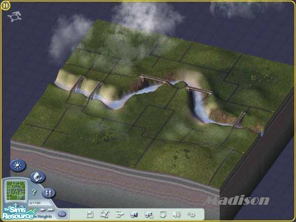 2 — Riverside Heights by Madisim — A major river divides this hood. Build homes with great views along the river's edge!